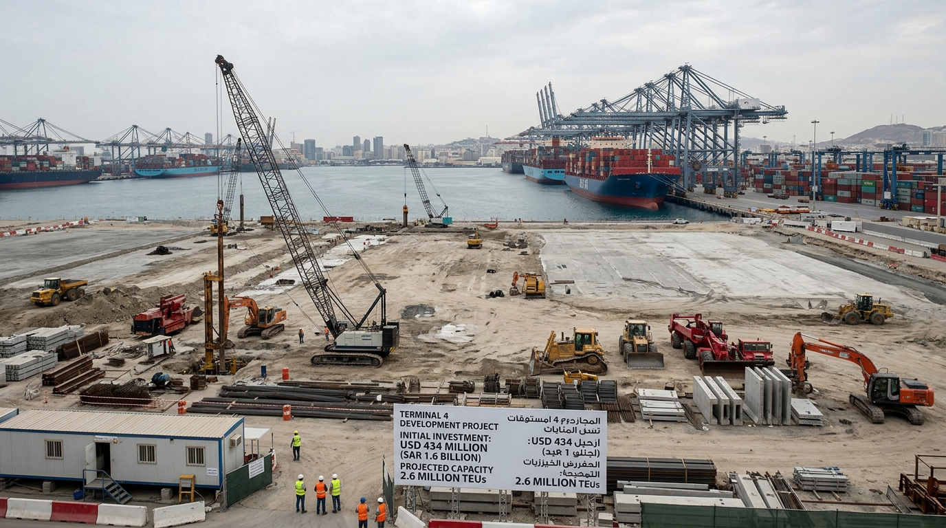 RSGT And CMA CGM Announce USD 434 Million Initial Investment (SAR 1.6 Billion) To Develop Terminal 4 And Add Up To 2.6 Million TEUs Of Capacity At Jeddah Islamic Port