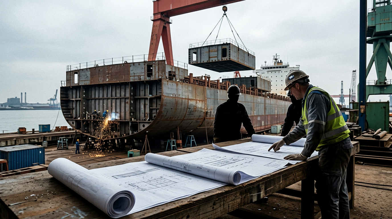 Turning policy into steel. Turning vision into ships